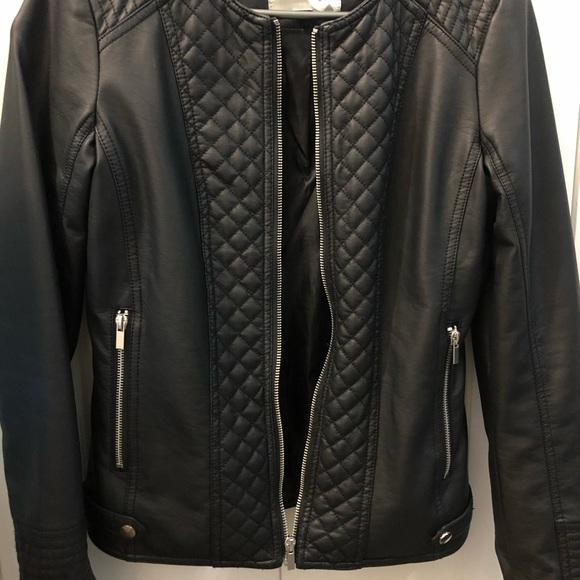 Black Leather jacket (warehouse) - Picture 6 of 6